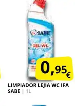 Supermercados MAS IFA SABE Limpiador lejia wc oferta