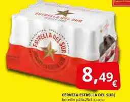Supermercados MAS ESTRELLA DEL SUR Cerveza oferta