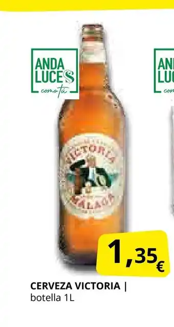 Supermercados MAS VICTORIA Cerveza oferta