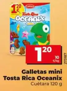 Dia Cuétara - galletas mini tosta rica oceanix oferta
