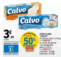 E.Leclerc Calvo - atun claro oferta