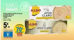 E.Leclerc Albo - atún claro en aceite de oliva o aceite de oliva virgen extra oferta
