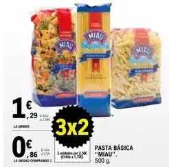 E.Leclerc Miau - pasta basica oferta