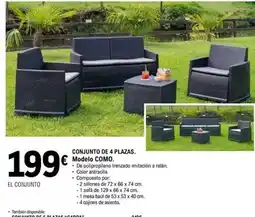 E.Leclerc Conjunto de 4 plazas modelo como oferta
