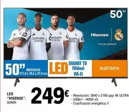E.Leclerc Hisense - led 50a6n oferta