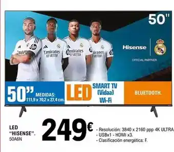 E.Leclerc Hisense - led 50a6n oferta