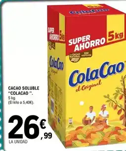 E.Leclerc Cola cao - cacao soluble oferta