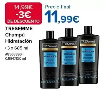 Costco Tresemmé - champú hidratacion oferta