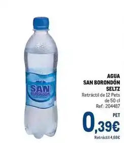 Makro San - agua san borondon oferta
