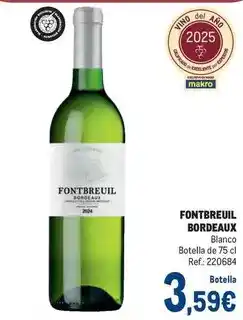 Makro Makro - fontbreuil bordeaux oferta