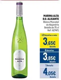 Makro Marina alta - d.o. alicante oferta