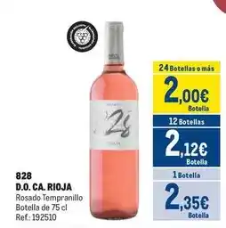 Makro 828 - d.o.ca.rioja oferta