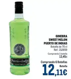 Makro Puerto de indias - ginebra sweet melon puerto de indias oferta