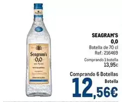 Makro Seagram's - 0.0 oferta