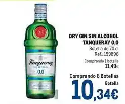Makro Tanqueray - dry gin sin alcohol 0,0 oferta