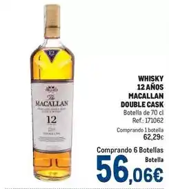 Makro Macallan - whisky 12 anos oferta