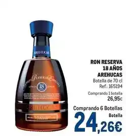 Makro Arehucas - ron reserva 18 anos oferta