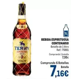 Makro Centenario - bebida espirituosa oferta