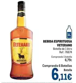 Makro Veterano - bebida espirituosa oferta