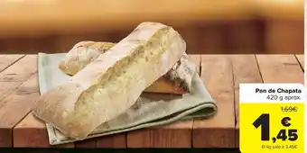 Carrefour Market Pan de chapata oferta