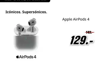 MediaMarkt Apple - airpods 4 oferta