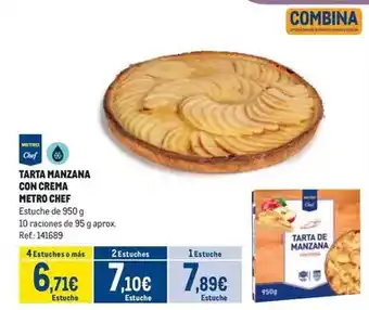 Makro Chef select - tarta manzana con crema oferta