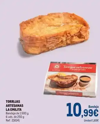 Makro La emilita - torijas artesanas oferta