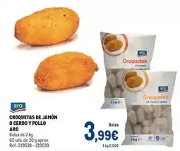 Makro Aro - croquetas de jamón o cerdo y pollo oferta