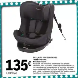 E.Leclerc Bebé confort - silla auto 360 isofix i-size oferta