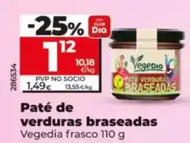 Dia Vegedia - paté de verduras braseadas oferta
