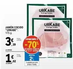 E.Leclerc Urkabe - jamon cocido oferta