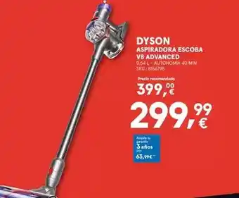 Worten Dyson - aspiradora escoba v8 advanced oferta