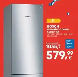 Worten Bosch - frigorífico combi kgn35vmea oferta