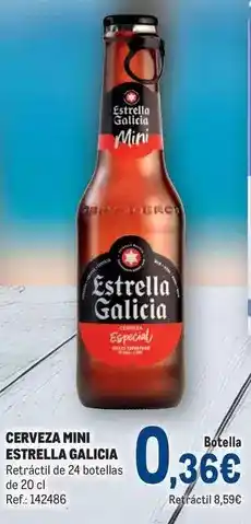 Makro Estrella galicia - cerveza mini oferta