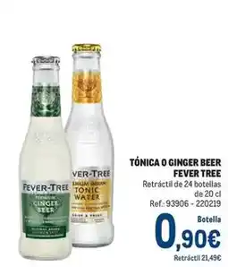 Makro Fever tree - tónica o ginger beer oferta