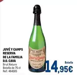 Makro Brut - juvé y camps reserva de la familia d.o. cava oferta