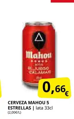 Supermercados MAS MAHOU 5 ESTRELLAS Cerveza oferta