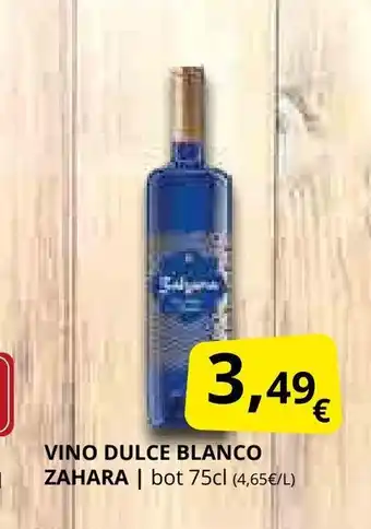 Supermercados MAS Vino dulce blanco zahara oferta