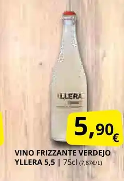 Supermercados MAS YLLERA Vino frizzante verdejo oferta