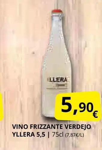 Supermercados MAS YLLERA Vino frizzante verdejo oferta