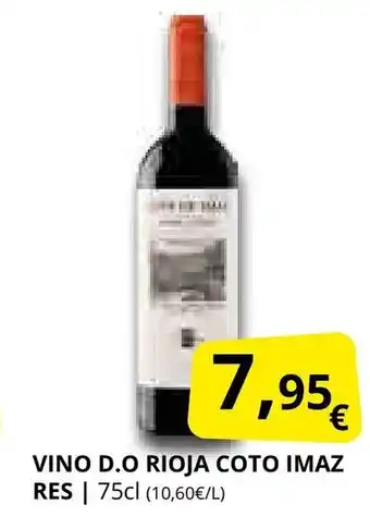 Supermercados MAS Vino d.o rioja coto imaz res oferta