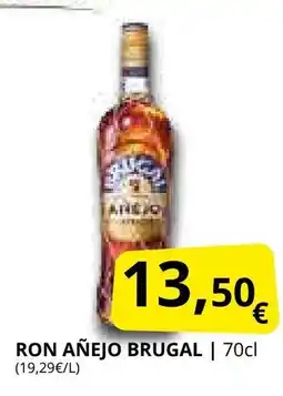 Supermercados MAS BRUGAL Ron añejo oferta