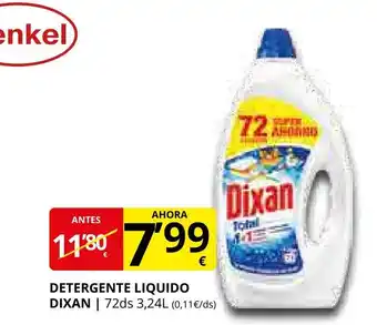 Supermercados MAS DIXAN Detergente liquido oferta