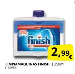 Supermercados MAS FINISH Limpiamaquina oferta