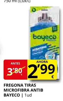 Supermercados MAS BAYECO Fregona tiras microfibra antib oferta