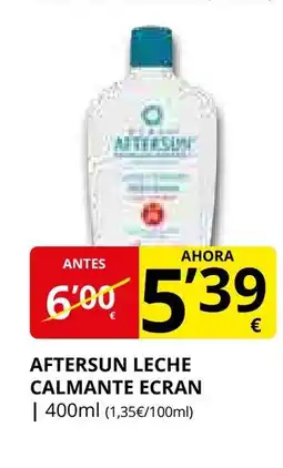 Supermercados MAS AFTERSUN Leche calmante ecran oferta