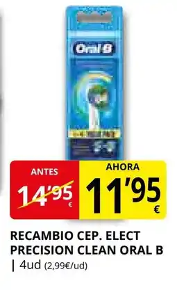 Supermercados MAS ORAL B Recambio cep. elect precision clean oferta