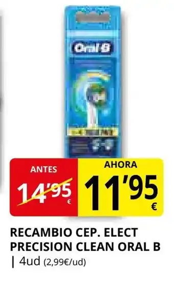 Supermercados MAS ORAL B Recambio cep. elect precision clean oferta