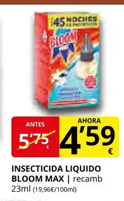 Supermercados MAS BLOOM MAX Insecticida liquido oferta