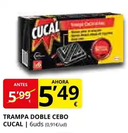 Supermercados MAS CUCAL Trampa doble cebo oferta